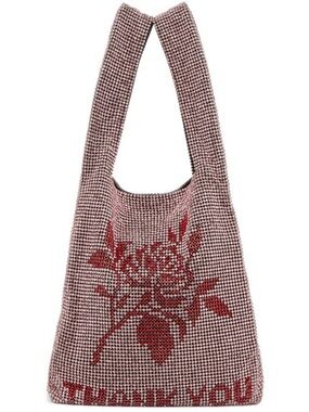 NEW IN BOX Alexander Wang Wangloc Pink Jeweled Thank You Shopper Tote/Bag/Purse